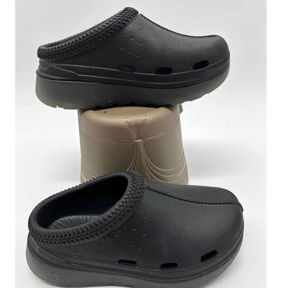 UGG Kids Clogs Black Comfortable Slip On Shoes J11 Tasman sport clog